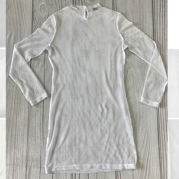 BEGINNING BOUTIQUE Tomorrowland Mesh Dress White - Picture 6 of 8